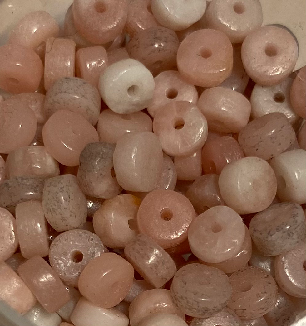 Pink Opal Heishi 4x2mm