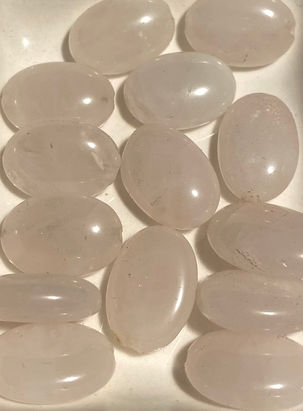 Rose Quartz Ovals 15x10mm