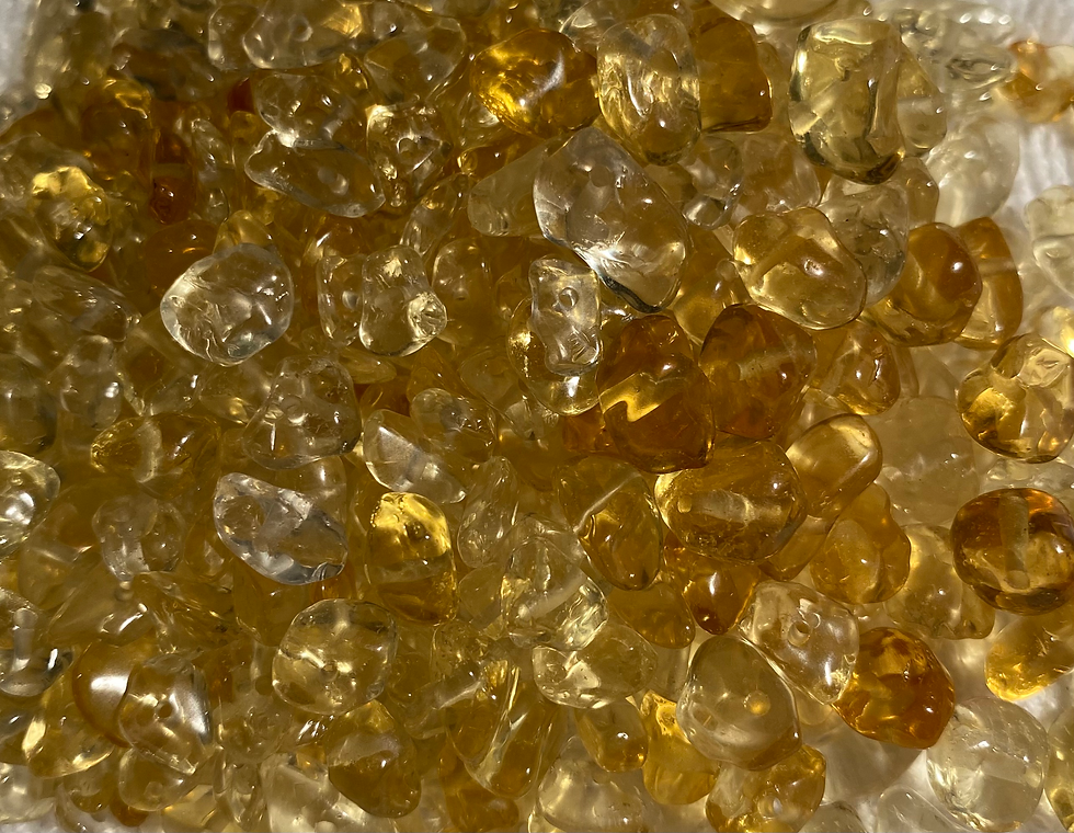 Citrine Chips & Nuggets 1-2x3-5mm & 3-4x4-8mm