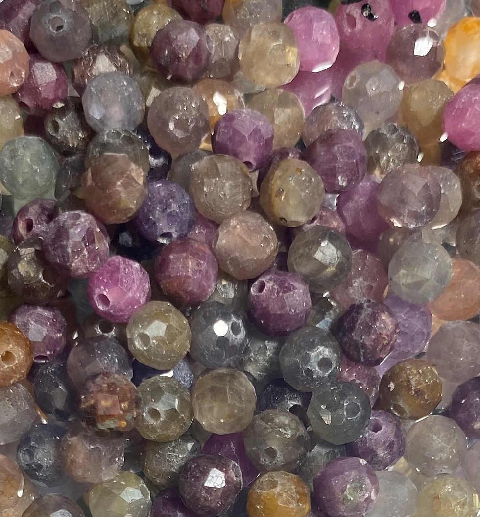 Ruby Faceted Round 5mm