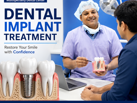 Dental Implant Treatment at Dr. Garg’s Multispeciality Dental Center