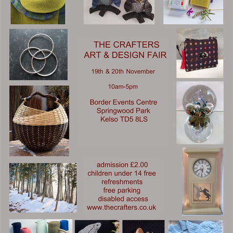 Crafters Art & Design Fair Returns November 2022. Bauble Experiences still available for booking!