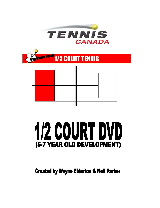 progressive tennis DVD drill example