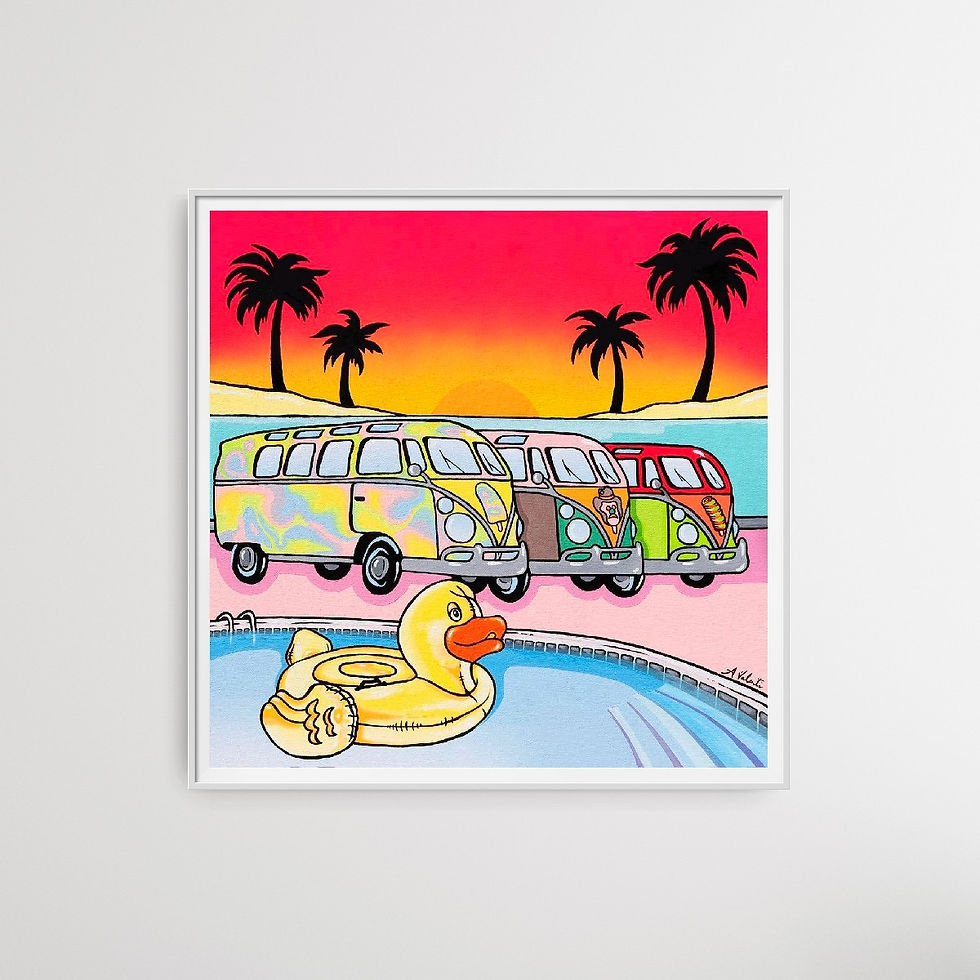 Thumbnail: Creamy Kombis Fine Art Print