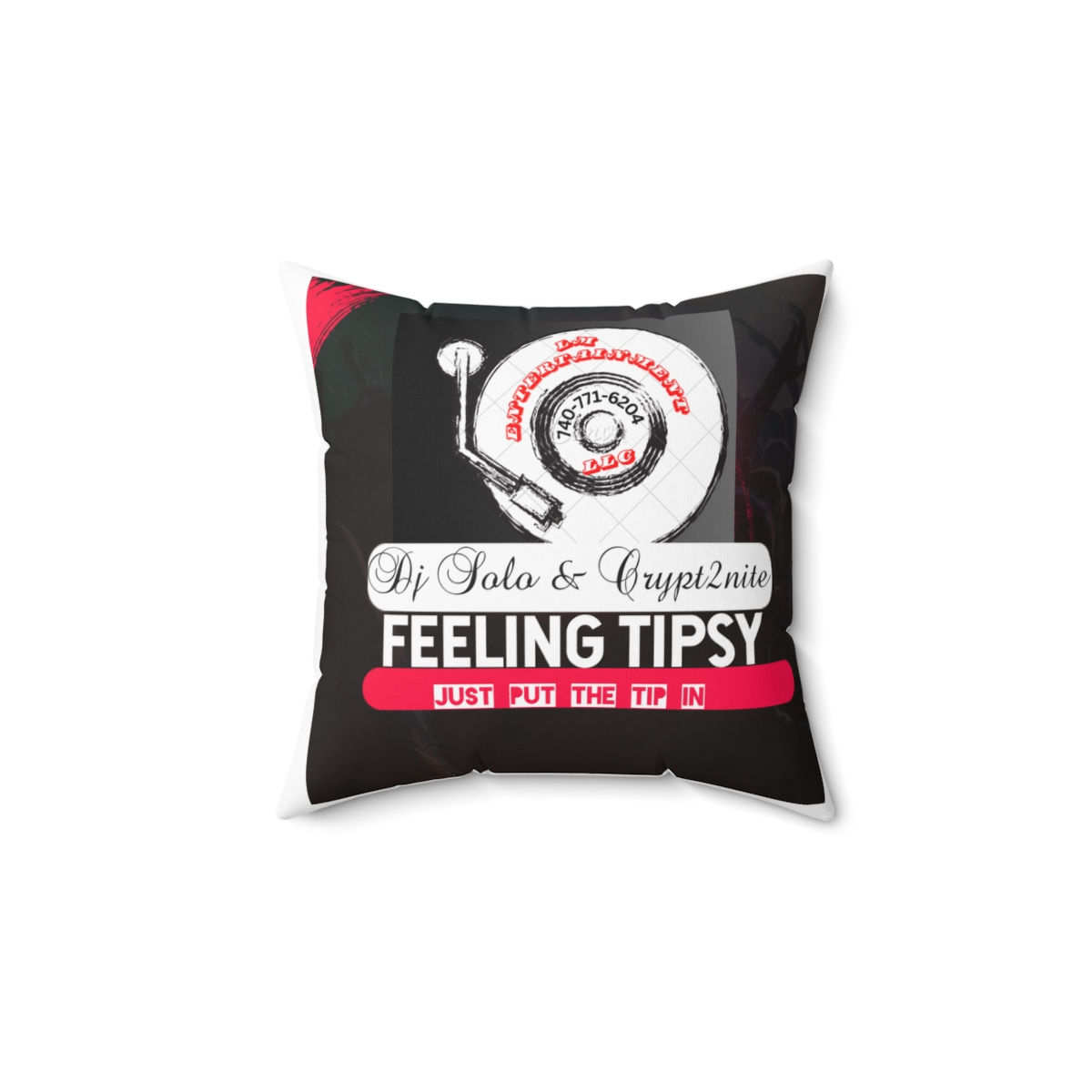 Spun Polyester Square Pillow