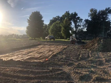 Pole Barn grading and Prep in MI 1
