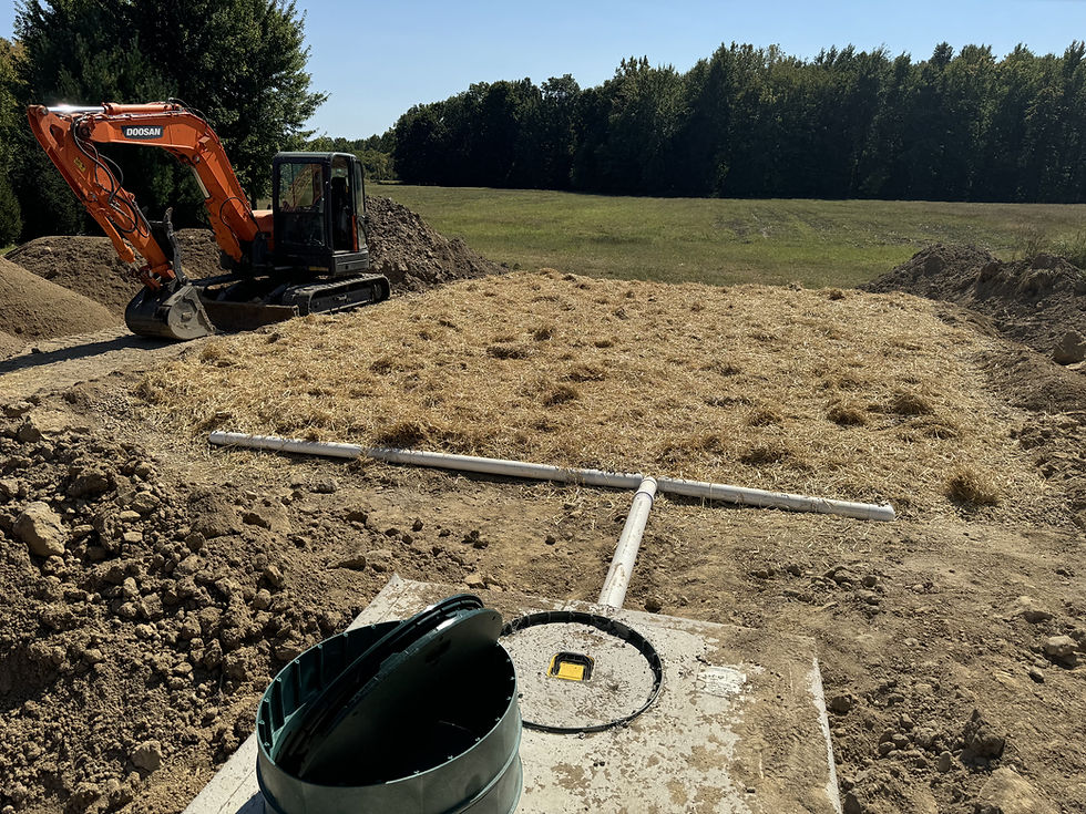 Septic System Install in MI 1