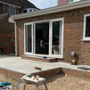 Raised patio in Angmering