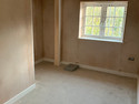 Plastering work complete with skirting and architrave