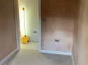 Plastering work complete with skirting and architrave