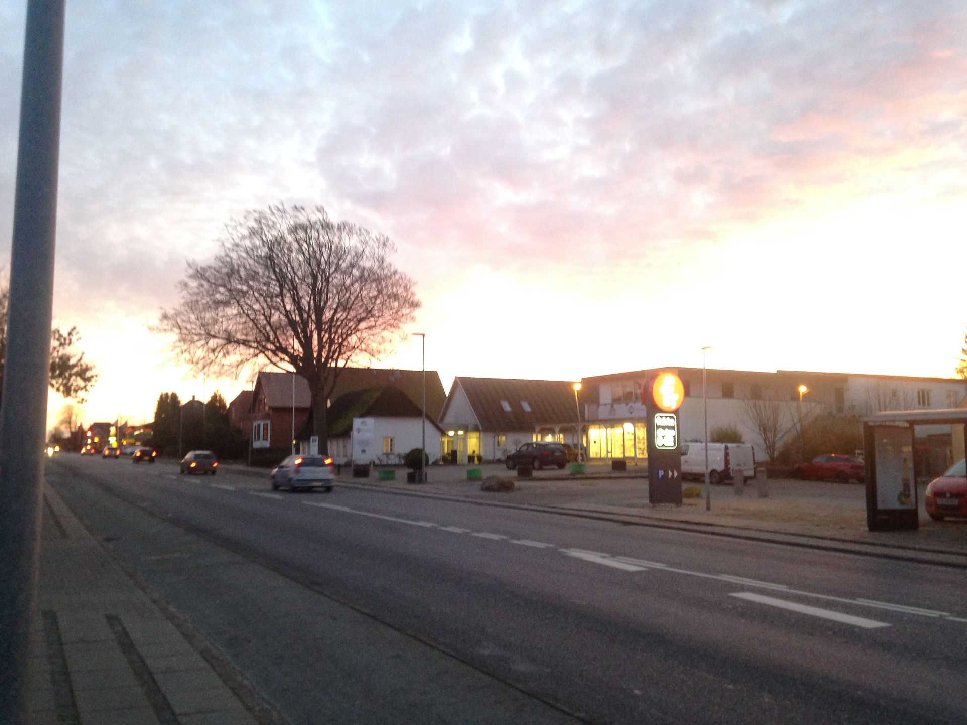 Sunset at 3:30 in the afternoon