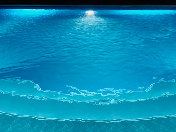 Pool at night