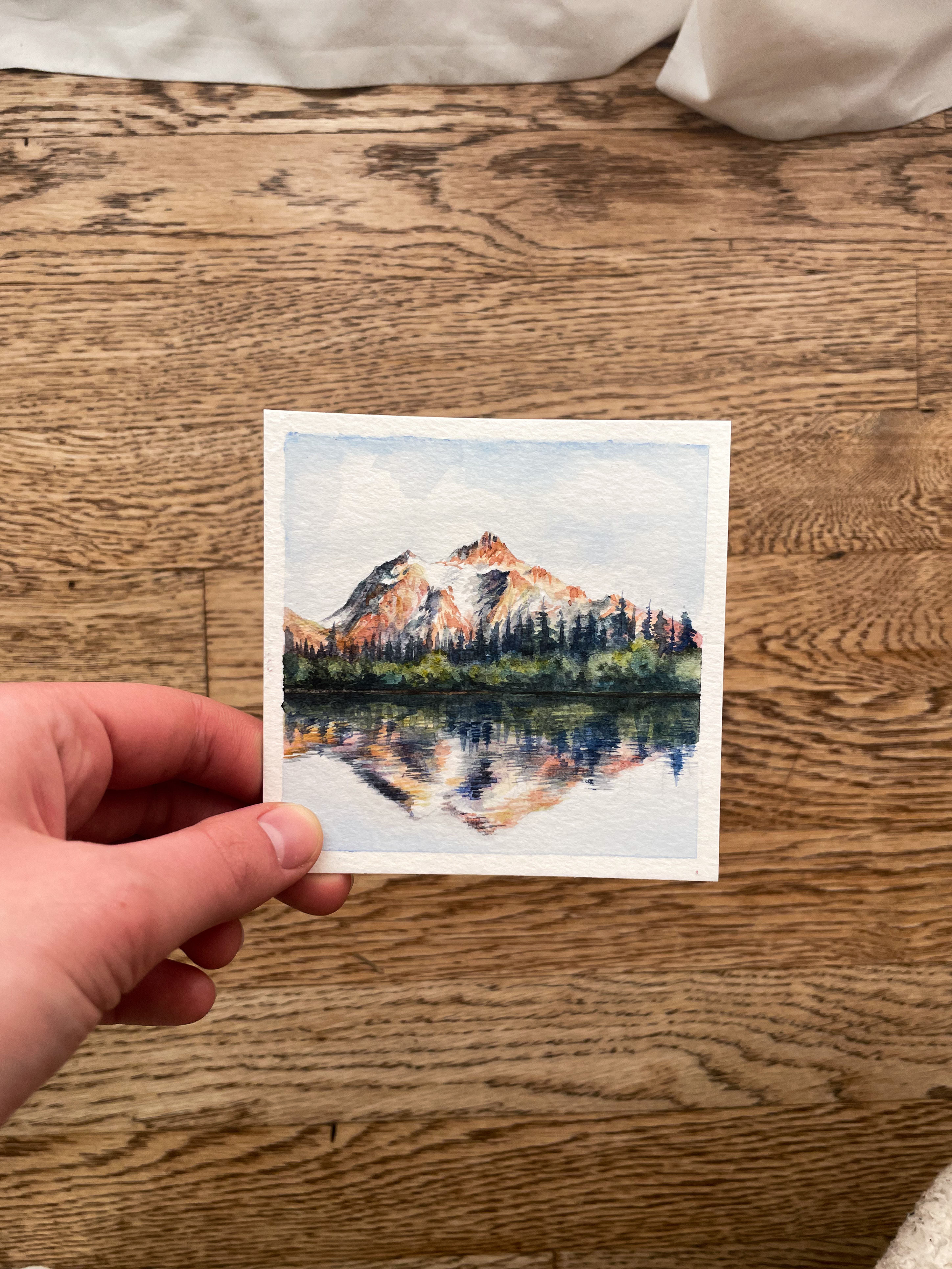 North Cascades National Park 4x4" Mini Art Print | National Parks Collection