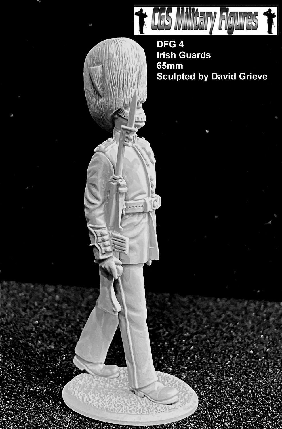 Thumbnail: DG4 Irish Guards, 65mm Sculpted by David Grieve