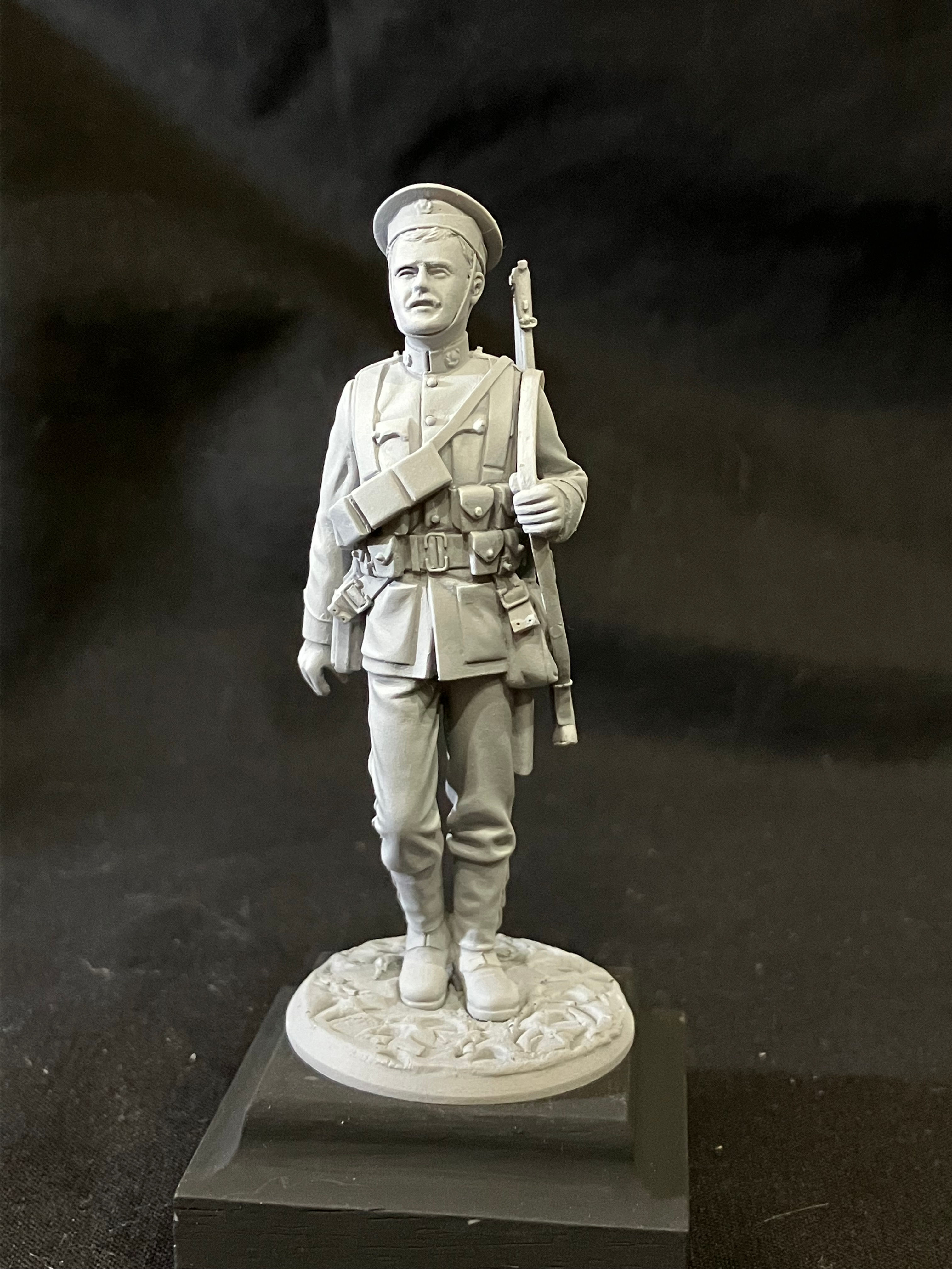DG17 Royal Marine Light Infantry 1914 65mm Sculpted by David Grieve
