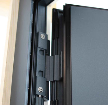 drei teilige Rollentürbänder in Türfarbe kaufen