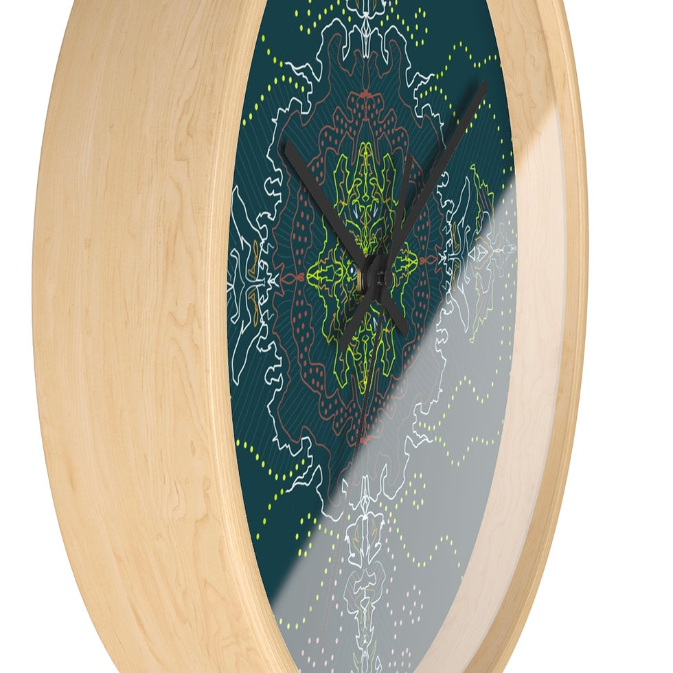 Thumbnail: Prayer Wheel Mandala Clock