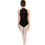Thumbnail: Mock neck zip front tank fashion leotard black CL9265