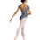 Thumbnail: Bloch Aster Low Scoop Back Cap Sleeve Leotard L3352 graphite