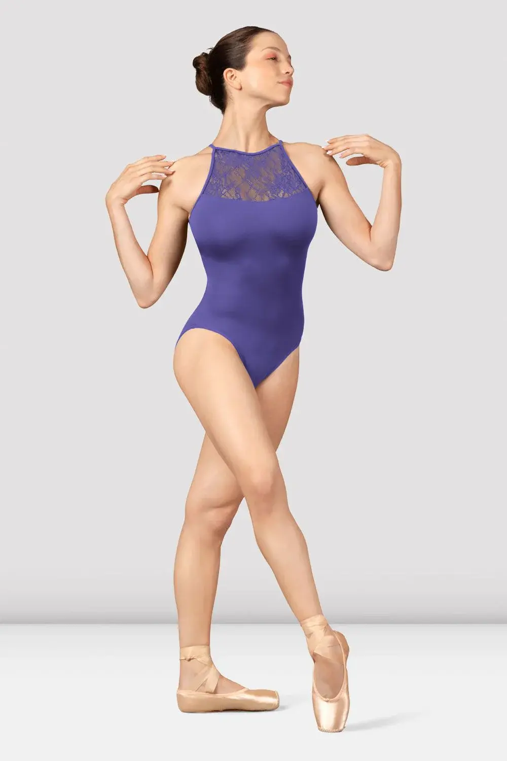 Ladies Mirella Majesty Halterneck Leotard tanzanite M3120LM