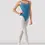 Thumbnail: Ladies Lorelei Floral Camisole Leotard L70002 Cerulean