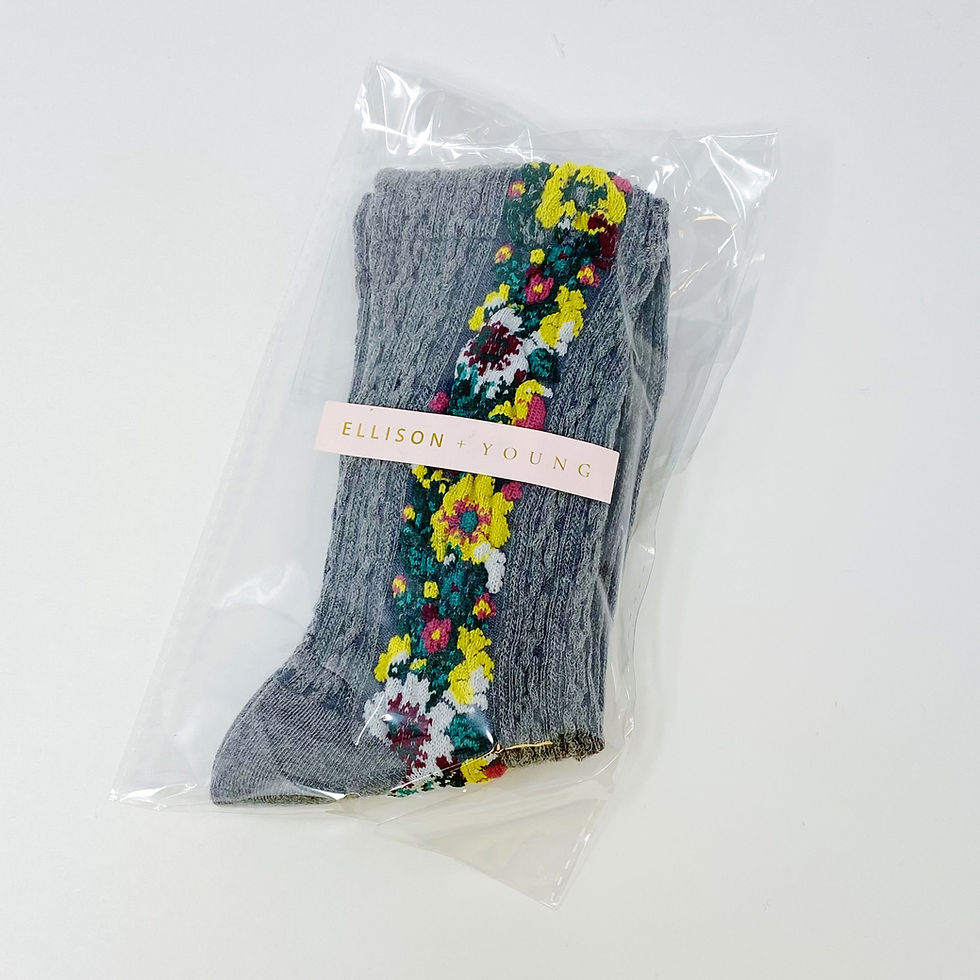 Thumbnail: Noble Floral Beauty Socks