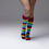 Thumbnail: Women's Red Rainbow Stripe Knee High Socks