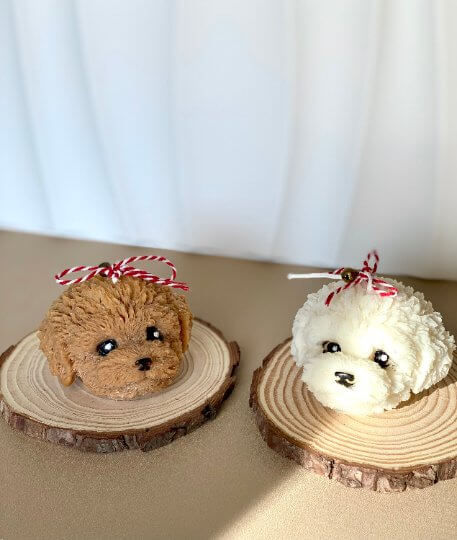 Thumbnail: Cute Puppy Head Soy Wax Candle