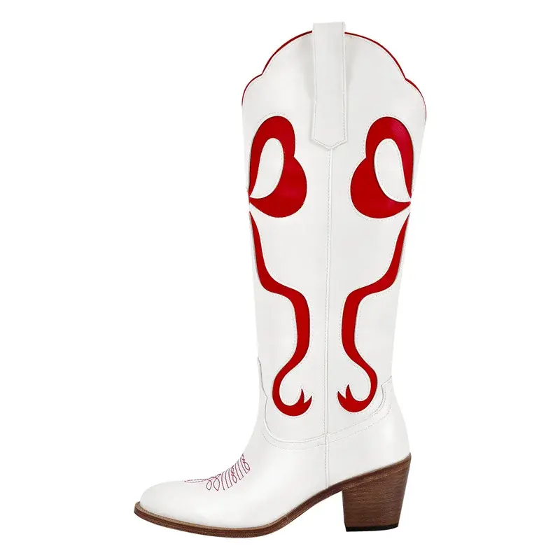 Thumbnail: Cow girl boot with bow, knee high