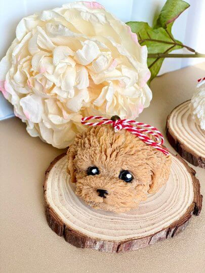 Thumbnail: Cute Puppy Head Soy Wax Candle