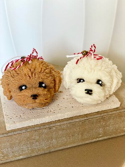 Thumbnail: Cute Puppy Head Soy Wax Candle