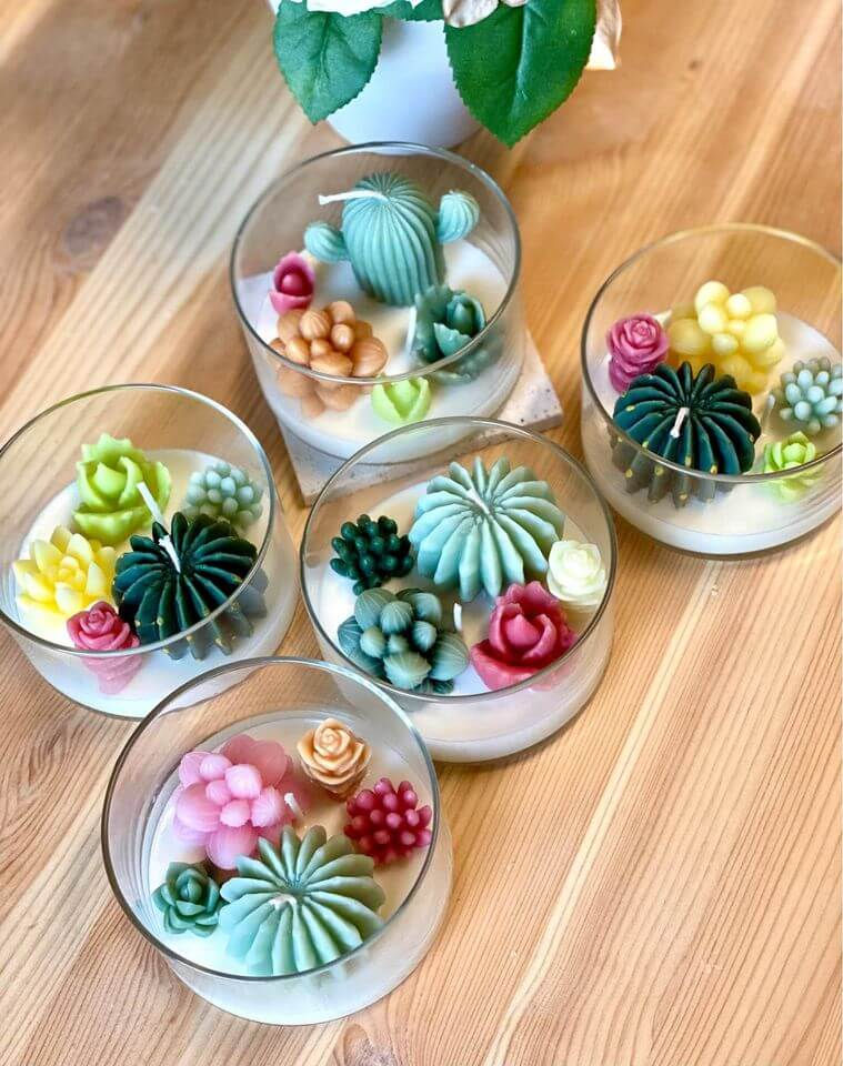 Thumbnail: Garden Escape Handmade Terrarium Scented Candle
