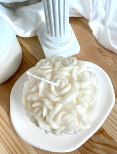 Thumbnail: Rose Blossom Scented Candle – Handmade Luxury Gift