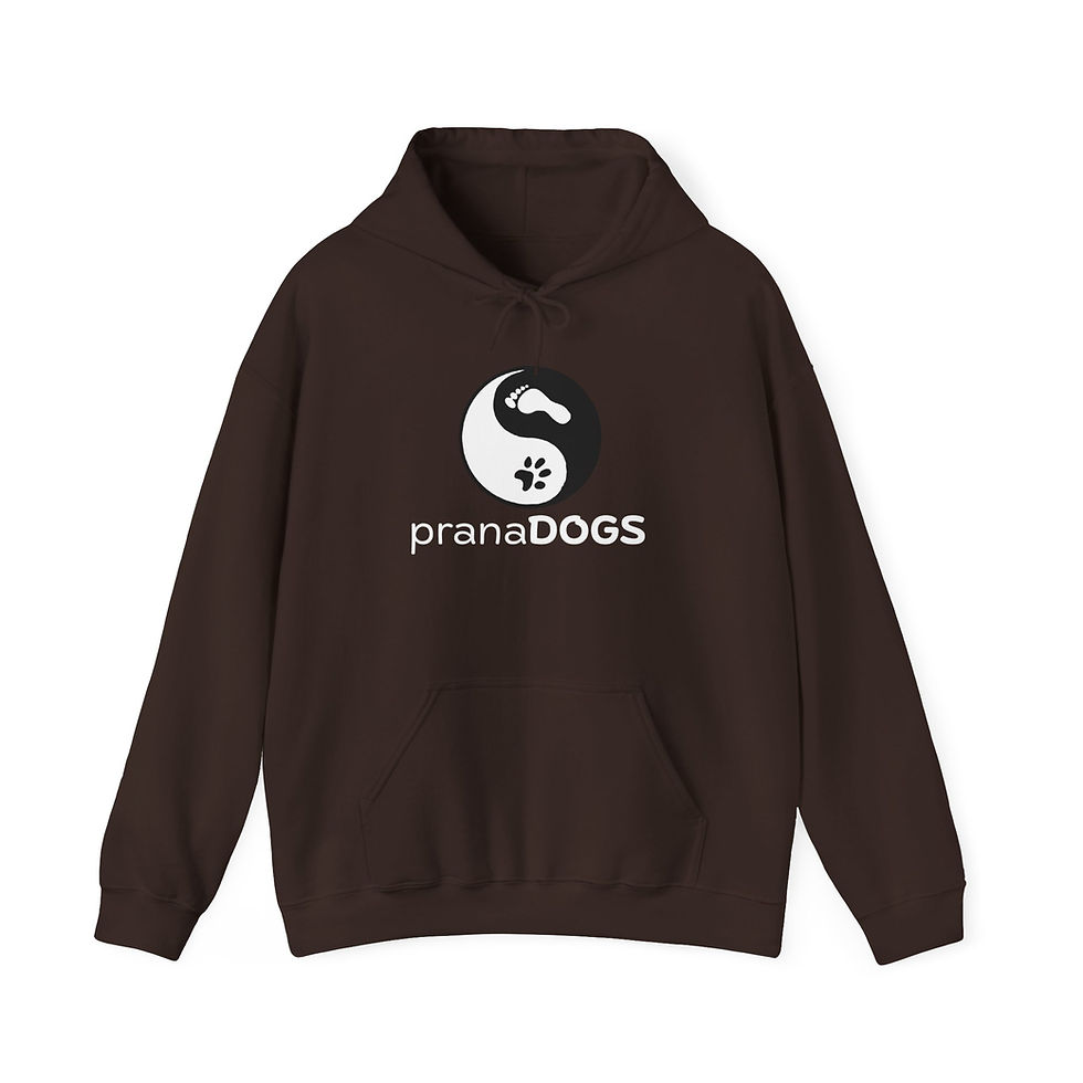 Thumbnail: pranaDOGS Yoga Hoodie — Dog Paw & Yin-Yang Logo Sweatshirt