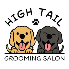 cute illustrated dog logo