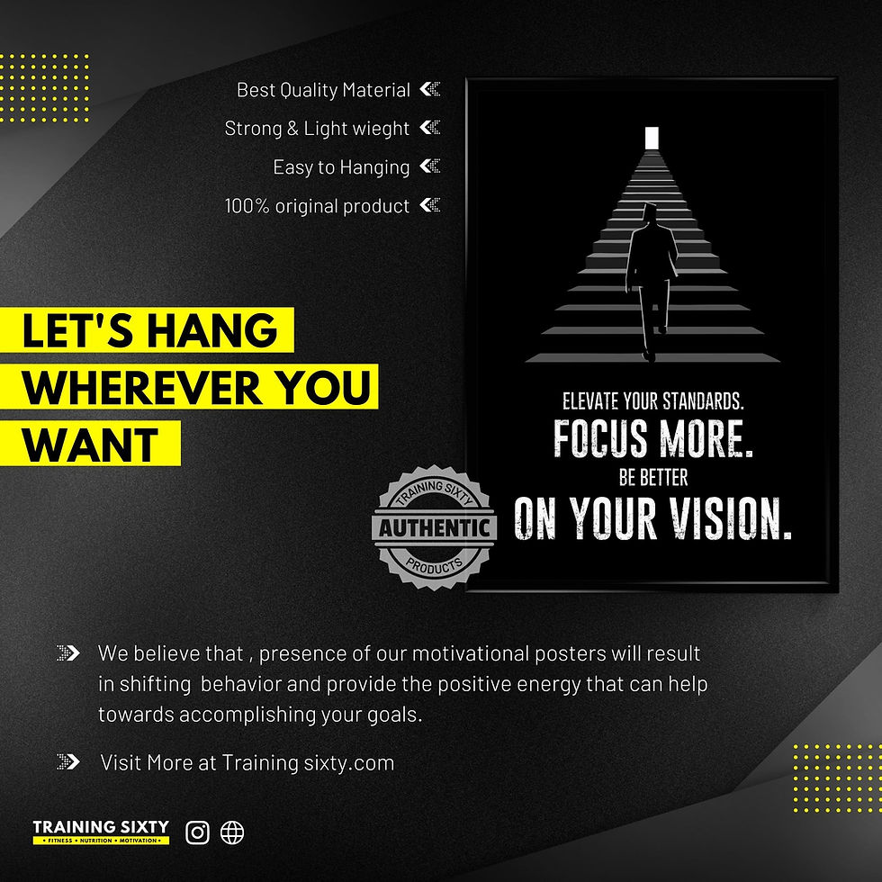 Thumbnail: Focus More -  Wall Frame poster