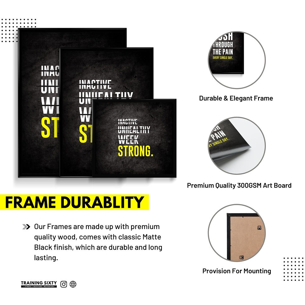Thumbnail: Strong   -  Wall Frame poster