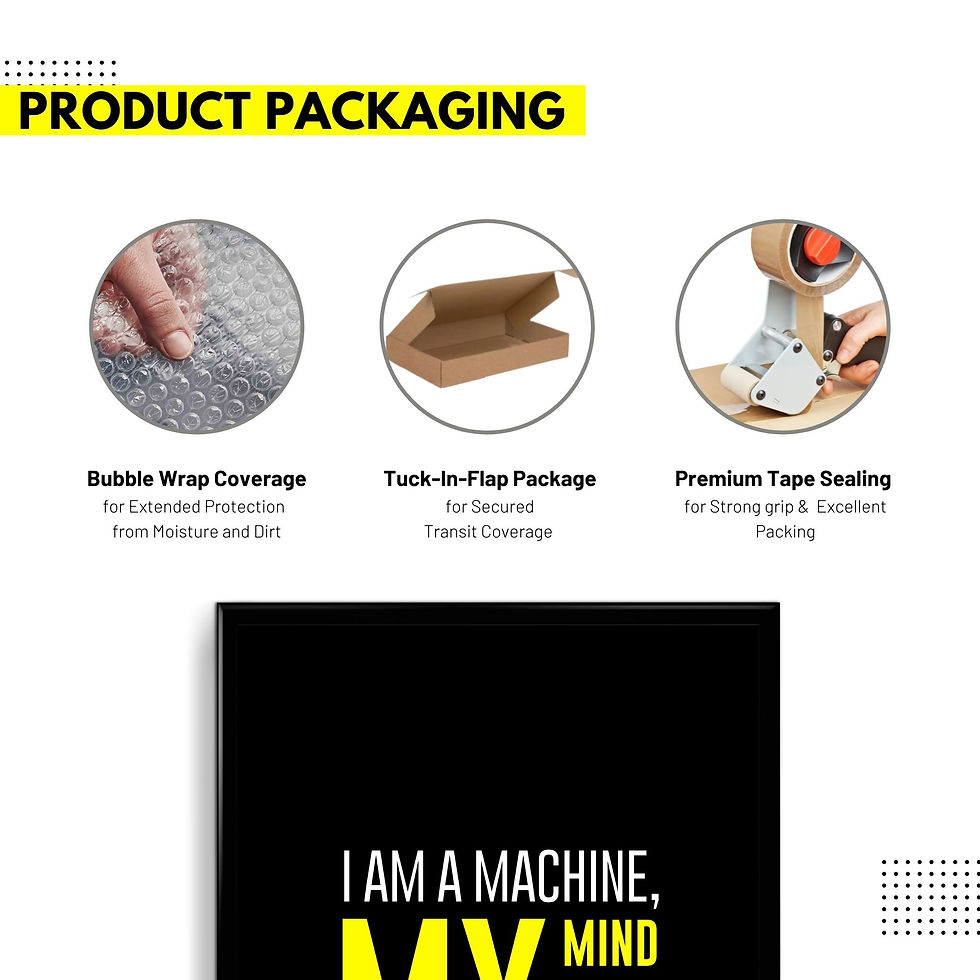 Thumbnail: I am a Machine -  Wall Frame poster