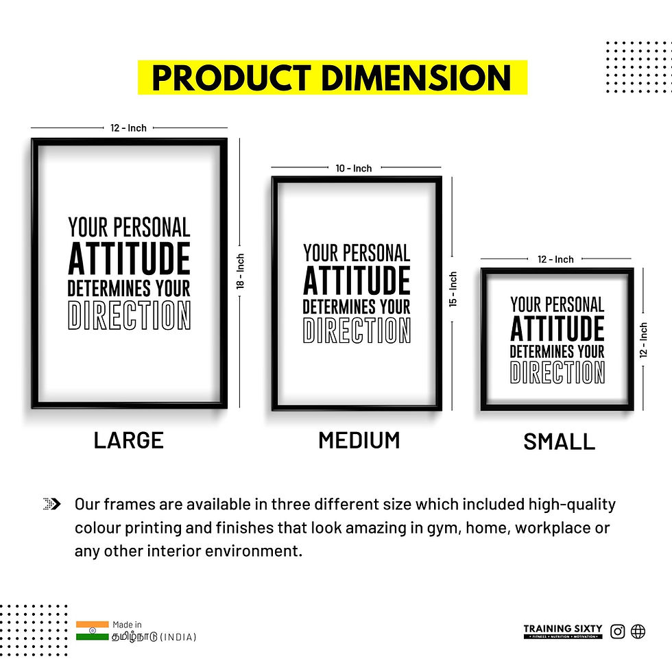 Thumbnail: Your Personal Attitude -  Wall Frame poster