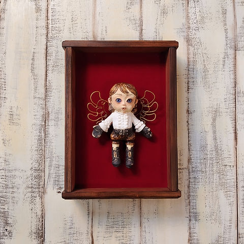 粘土フィギュア　ハンドメイド　スチームパンク　人形 スチームパンクDoll【1】 | 陶工房 引力装填所