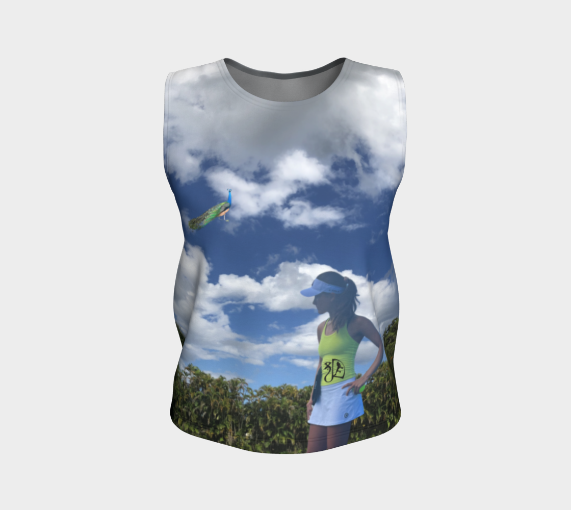 Anna Bright Front and Back Mirrored Tank Top - please pre order