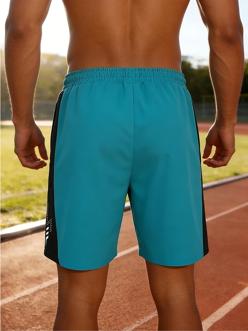 Thumbnail: Shorts For A Man Men's Summer Sports Breathable Fitness Cargo Half Pants Graphic