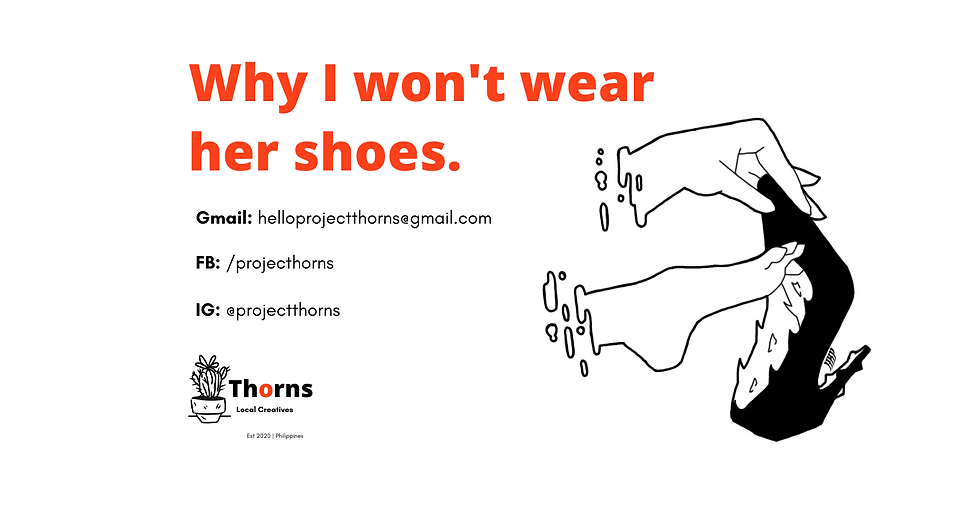 Maria Clara: why I won't wear her shoes