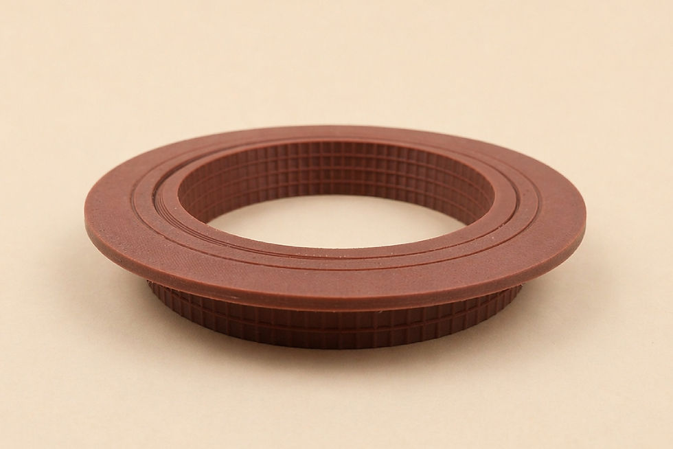 Thumbnail: Cherry Wood Female Flanged Insert System – Wood Fiber Polymer