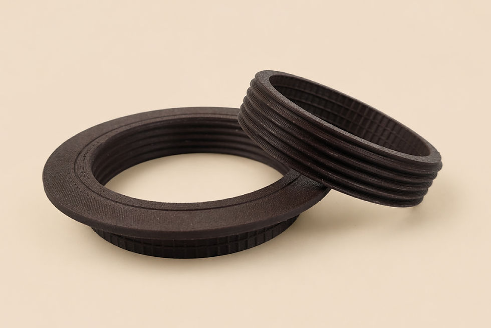 Thumbnail: Sandal Wood Female Flanged Insert System – Wood Fiber Polymer