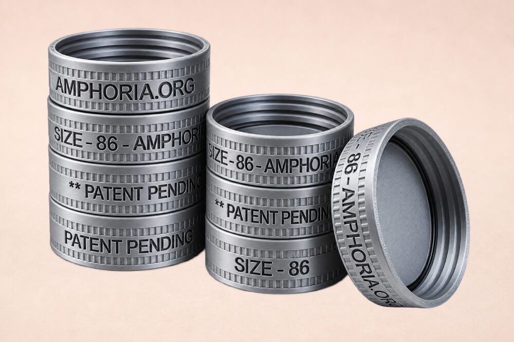 Mason-Jar Lid Inserts - Polymer
