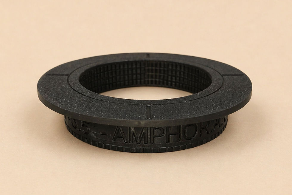 Thumbnail: Black Male Flanged Insert System – Engineered Polymer