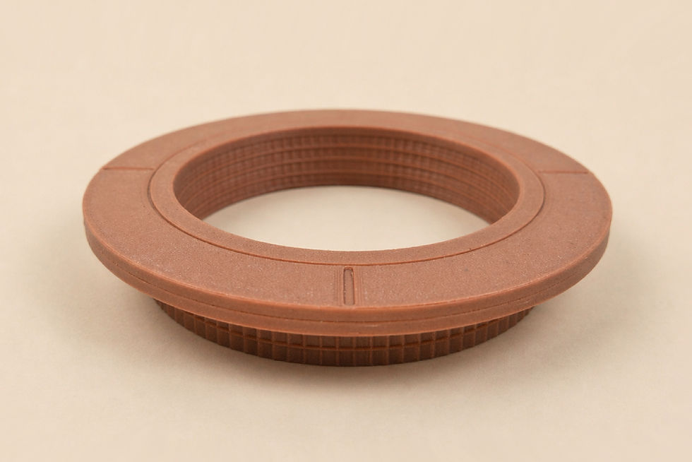 Thumbnail: Cherry Wood Dual Flanged Insert System – Wood Fiber Polymer