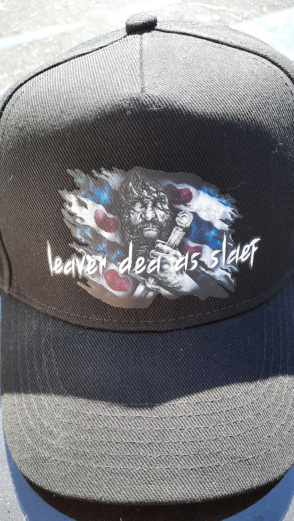 Zwarte Cap "Grutte Pier"