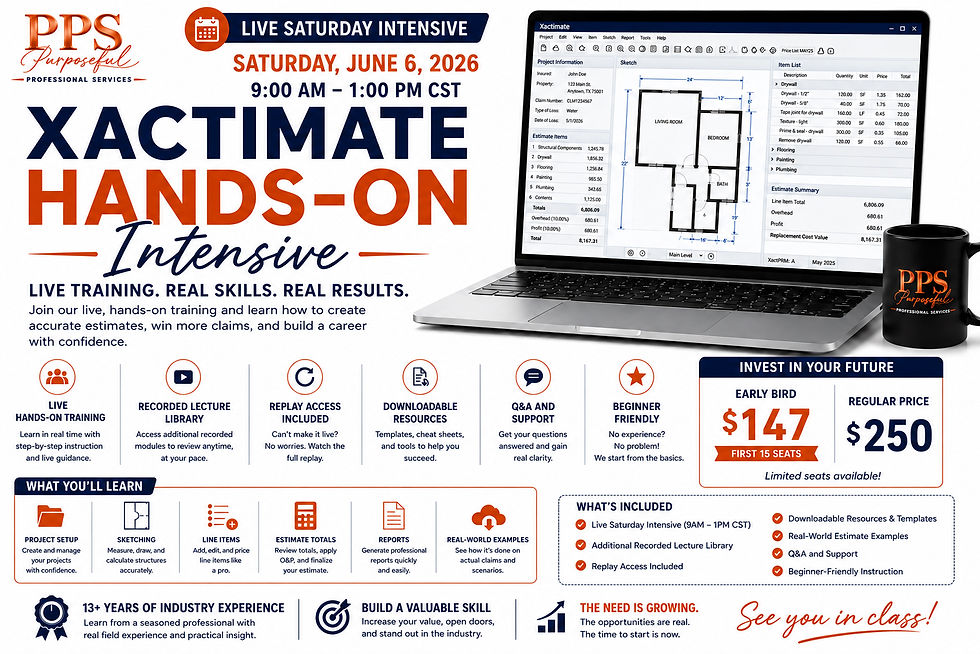 Xactimate Intensive